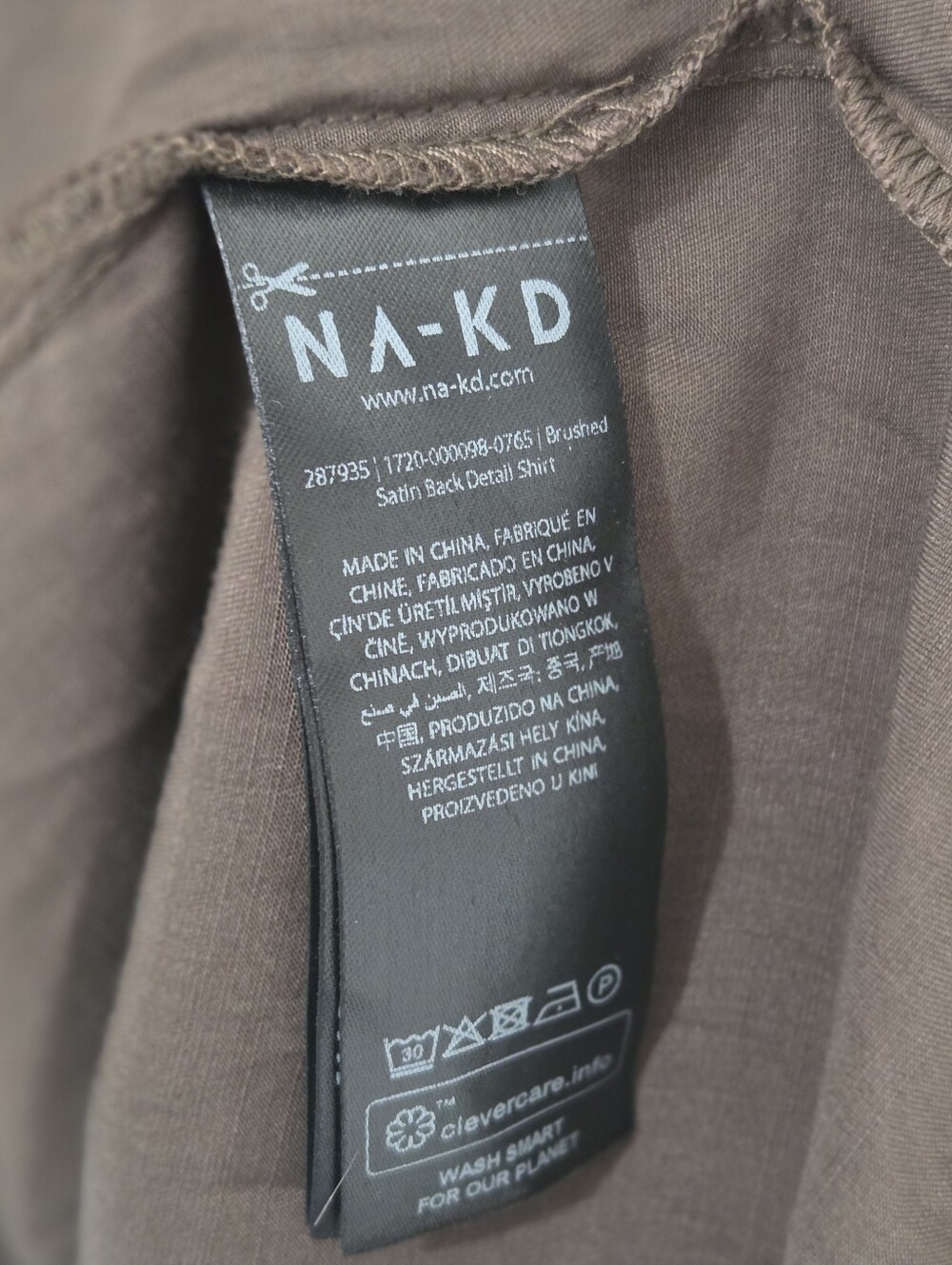 Claire Rose x Na-kd Button Down Blouse - Picture 6 of 7